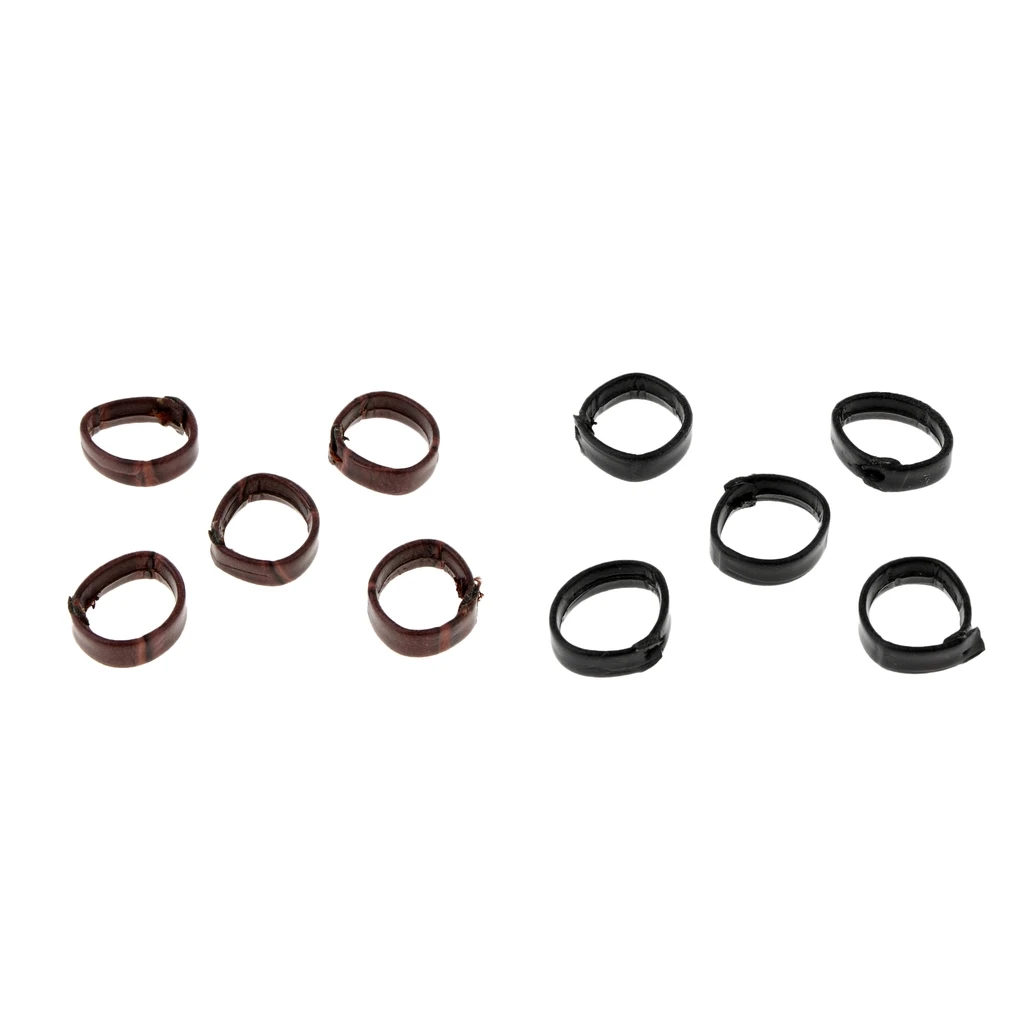 10x 22mm PU Watch Band Retainer Replace Clasp Ring Strap Loop Fastener