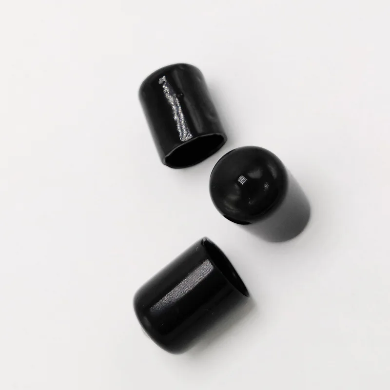 100pcs/lot 12mm protective cover Rubber Covers Dust Cap connector or metal tubes screwdriver handle
