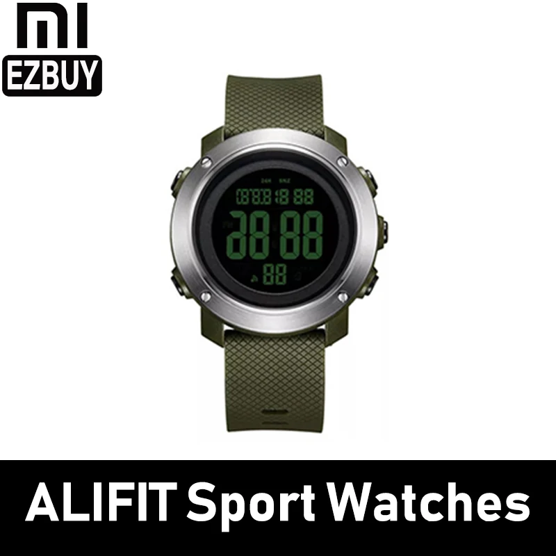 Xiaomi ALIFIT цифровые часы Многофункциональный Открытый Водонепроницаемый Таймер