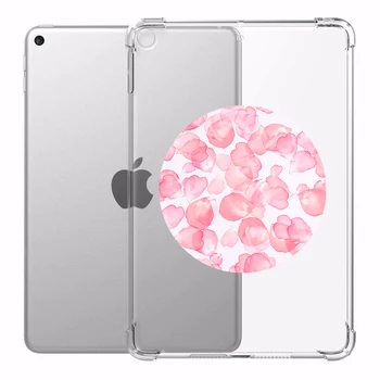 

iPad 2020 Pro 11-inch CaseFloral print Cover Transparent For iPad Air 3 Mini 5 4 3 Anti falling shell iPad 7th generation