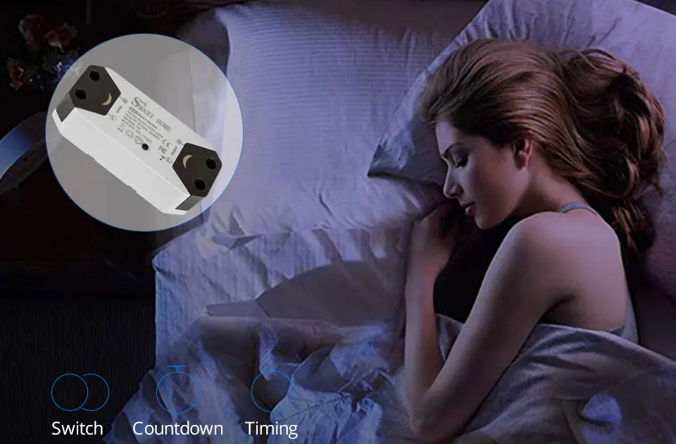 WiFi Tuya умная лампа светильник переключатель универсальный таймер выключателя беспроводной пульт дистанционного управления переключатель работает с Alexa Google Home умный дом