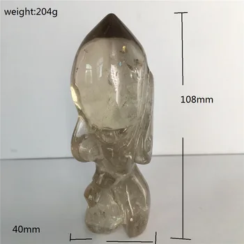 

Natural Smoky quartz crystal A visiting emissary from another planet Super - magnetic field purification ability