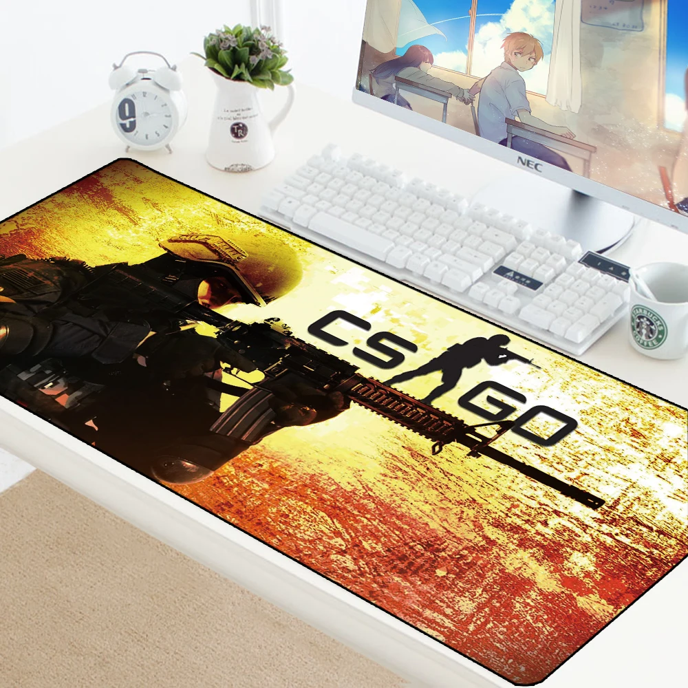 Cs go коврик для мыши Коврик для мыши Notbook компьютерная Блокировка края скорость CSGO игровые коврики версия игровой коврик мышь для клавиатуры мышь Matpad