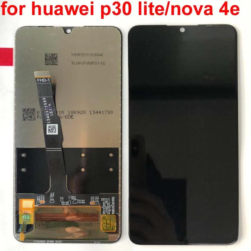 6 15 &quotAAA Оригинальный ЖК дисплей для Huawei P30 lite сенсорный экран дигитайзер сборка