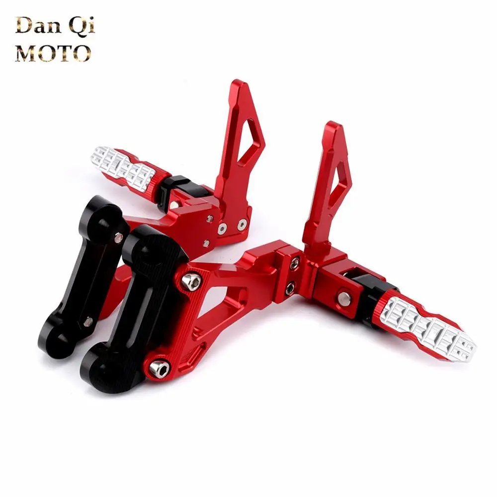 

Motorcycle CNC Aluminum Alloy Rear Sets Rearset Footrest Foot Rest Pegs For Honda CB650F CBR650F 2014 2015 2016 2017 2018