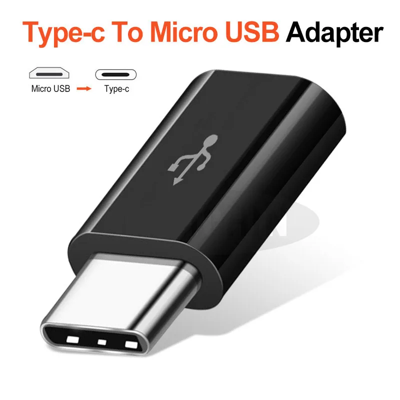 

Type C To Micro USB Adapter Mini OTG Type-c Converter Charging Data Transmission Type-C Splitter Wide Compatibility