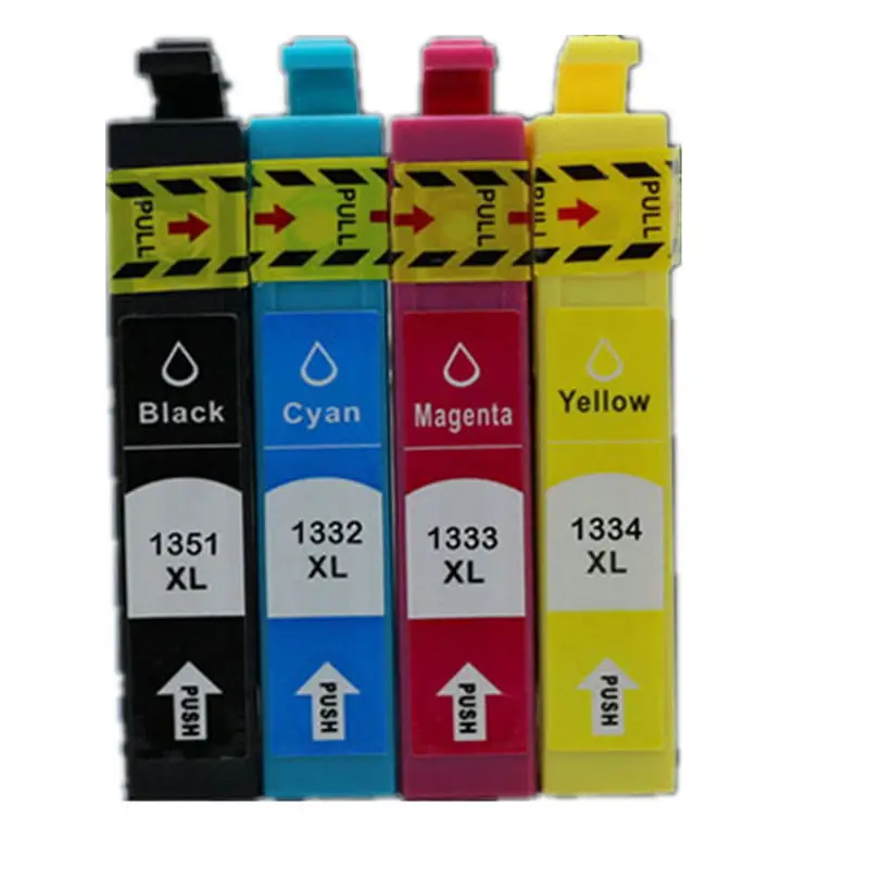 4 Color Ink cartridges compatible T1351 FOR EPSON Stylus T25/TX123/TX125  Epson printer inks T1351 T1331|ink cartridge|compatible ink  cartridgecompatible cartridges - AliExpress