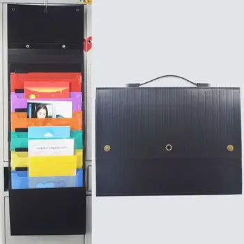 

Hanging Wall Mounted File Folder Organizer Handheld Storage Magazines Portable