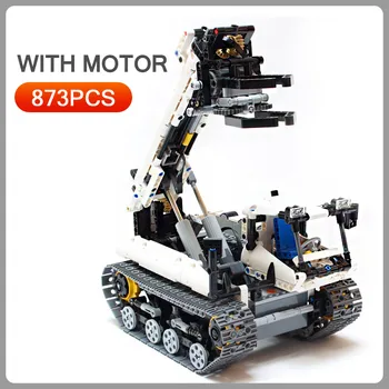 

Excavation Dual use Machine Telehandler Truck Vehicle Car Crawler Grabber Construction MOC Buildding Blocks Technic Bricks Toys