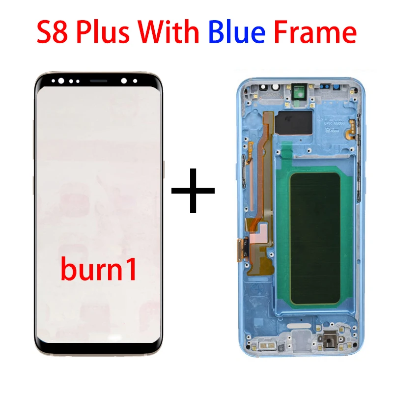 mobile phone lcd screens Original For Samsung Galaxy S8 plus G955 G955F g955u S8plus Lcd Display With Touch Screen Digitizer 6.2'' AMOLED burn shadow screen for lcd phone cell Phone LCDs