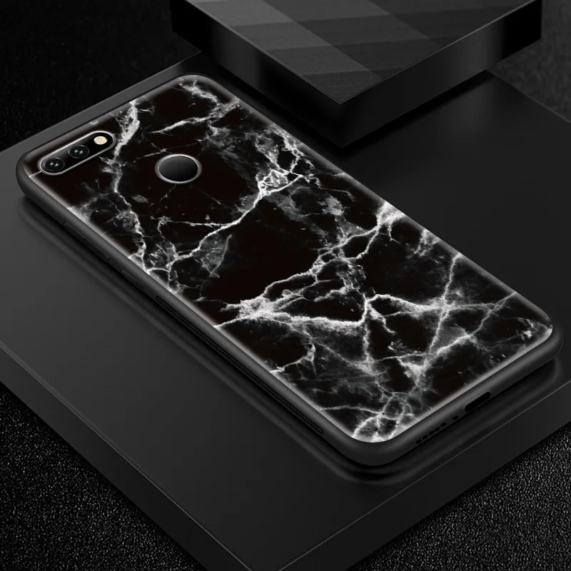 W132 Закаленное стекло чехол для iPhone 7 8 5 5S SE 6 6S Plus X XR XS MAX TPU Frame Capa для OnePlus 6 6T 7 3T 5 5T 7 Pro защитная оболочка - Цвет: W132