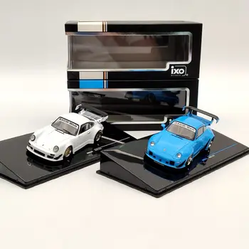 

IXO 1:43 For P~RSCHE 930/993 RWB Rauh Weit White/Blue Diecast Models Limited Collection Auto Toys Car Gift