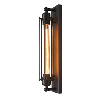 

Corridor Wall Lamp, Vintage Industrial Retro Style Lamp, Wrought Iron Wall Lamp E27 (Without Bulb Included) (1PCS)