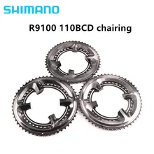 Shimano DURA ACE R9100 11 скоростей черный велосипед 110BCD 50-34 t/52-36 t/53-39 t для R9100 Шатуны Дорожный аксессуар