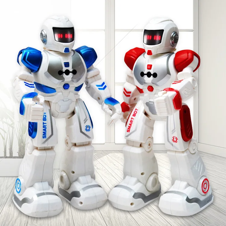 

AMWELL New Weir 6088 Machinery Cops Smart Remote Control Charging Robot Programming Singing Dancing Toy