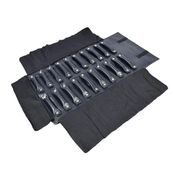 

Multifunctional Jewelry Display Bag PU Leather Jewelry Roll Foldable Jewelry Collection Ring Jewelry Travel Bag