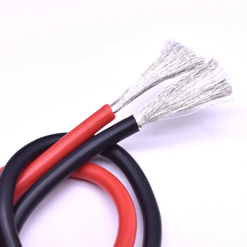 

10M Super Flexible High Temperature Silicone Wires Cables 12 14 16 18 20 22 AWG For RC Soldering