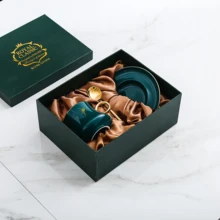 200 мл кофейная чашка, блюдце, ложка, набор, элегантный светильник, роскошные чашки Эспрессо, стильный красивый подарок, кофейные чайные чашки для дома с коробкой