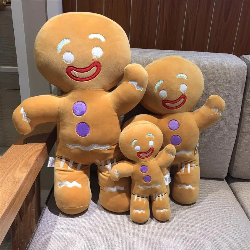 Cute Gingerbread Man Plush Toy Baby Appease Doll Biscuits Man