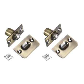 激安 ステンレス鋼ユニバーサルキッチンラッチストライクプレート浴室キャビネットのクローゼットのドアでサイズ調整可能ボールキャッチドアストッパー