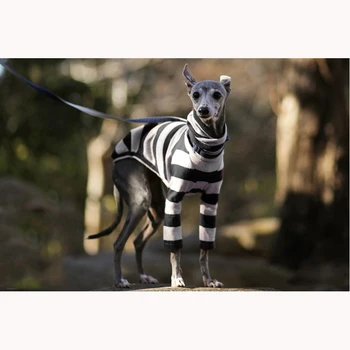 

2020New Winter Thicker Striped Pet Dog Clothes Vest Costume Hoodie yorkies French bulldog Clipper Cotton Super Warm For Dogs