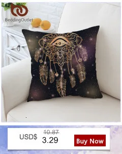 Постельные принадлежности Outlet Eye Dreamcatcher Комплект постельного белья King size роскошный Galaxy Золотой принт богемное постельное белье 3d Вселенная пододеяльник
