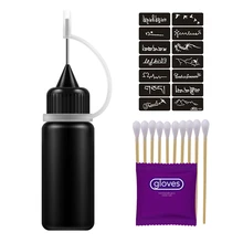 Временные чернила для татуировки, натуральные, долговечные, органические, Jagua, Фруктовый гель/чернила, без химических веществ, без алкоголя, 10 мл, наклейки для татуировки Y21