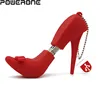 POWEONE Hot high-heeled shoes USB Flash Drive Memory U Disk 4gb 16g 32g 64g Card Stick Gift Pendrive Key Creativo Gift for lady ► Photo 3/5