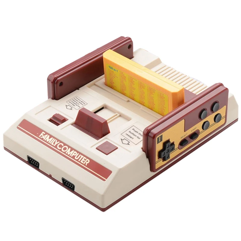 

RS-37 Portable Red+White Family Game Console for FC Video Game Free Game Card ,for NES 8 Classic Nostalgic