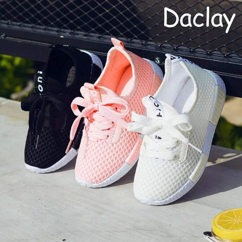 

Kids Shoes Boys Girls Casual Mesh Sneakers Breathable Soft Soled Running Sports Shoes