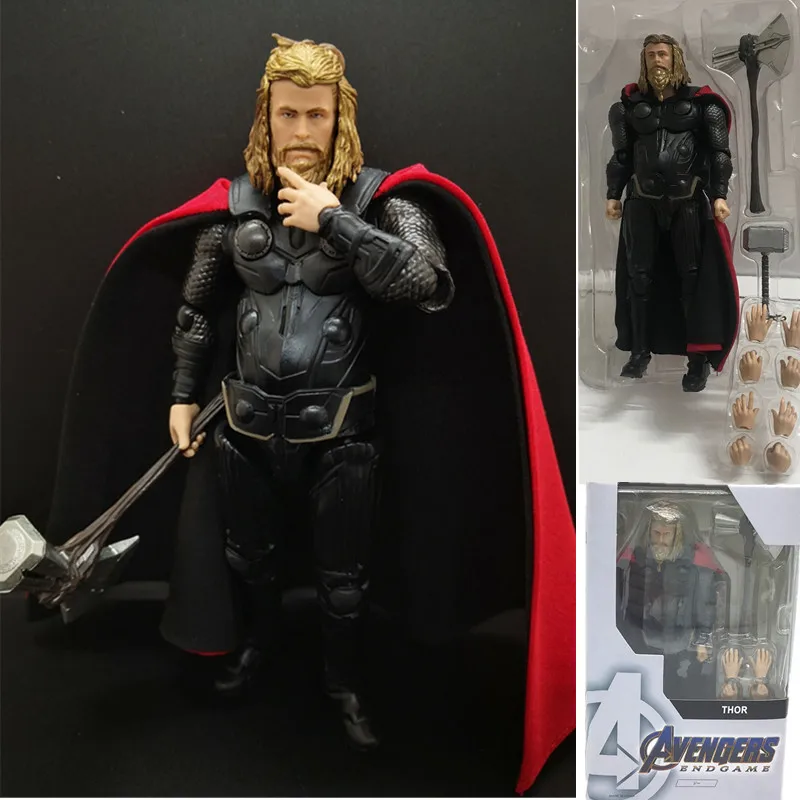 Фигурка Тора Endgame Infinity War 4 SHF фигурка Hero экшн-фигурка игрушка кукла подарок 15 см |
