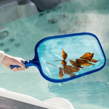 

Swimming Pool Leaf Skimmer Rake Net Professional Medium Fine Mesh Garbage Skimmer Net Bag Aquarium Cleaning Tool
