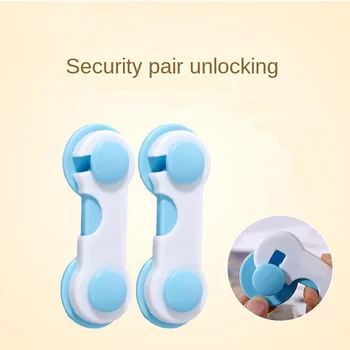 

Child Safety Cabinet Lock Proof Security Protector Drawer Door Cabinet Lock Plastic Protection Kids Safety Door Lock Kids Lock