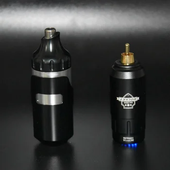 

2020 New Swiss Motor Drive Direct Tattoo Machine Short Pen With Mini Tattoo Wireless Power Tattoo Set Kit Free Shipping