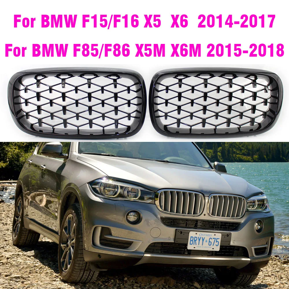 

Решетки для переднего бампера BMW X5 X6 M F15 F16 F85 F86 2014-2017