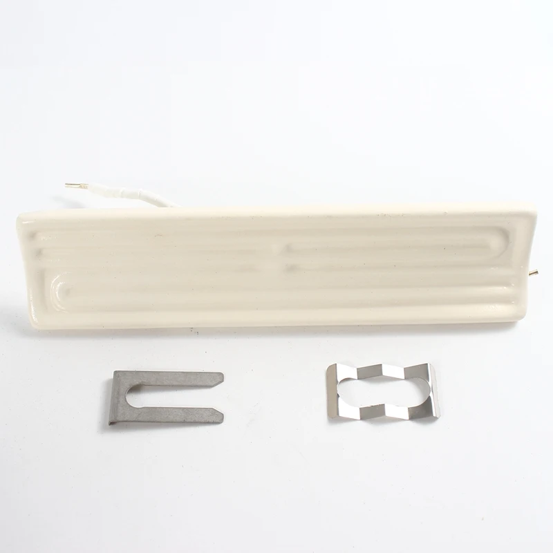 1pc/lot 240x60mm 150~1000W Ceramic Heater Plate Infrared Top Air Heating Board For BGA Rework Station Pet Lamp With Metal Clip