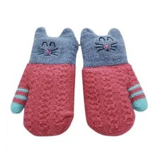 Детские зимние теплые варежки для девочек и мальчиков с милым рисунком из мультфильма; детские перчатки; guantes; аксессуары для малышей; Новое поступление