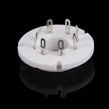 

8pin DIY B8S Ceramic Vacuum Tube Socket for FU50R FU50, GU-50,FU-15,5U8C Vintage AMP Hot sale