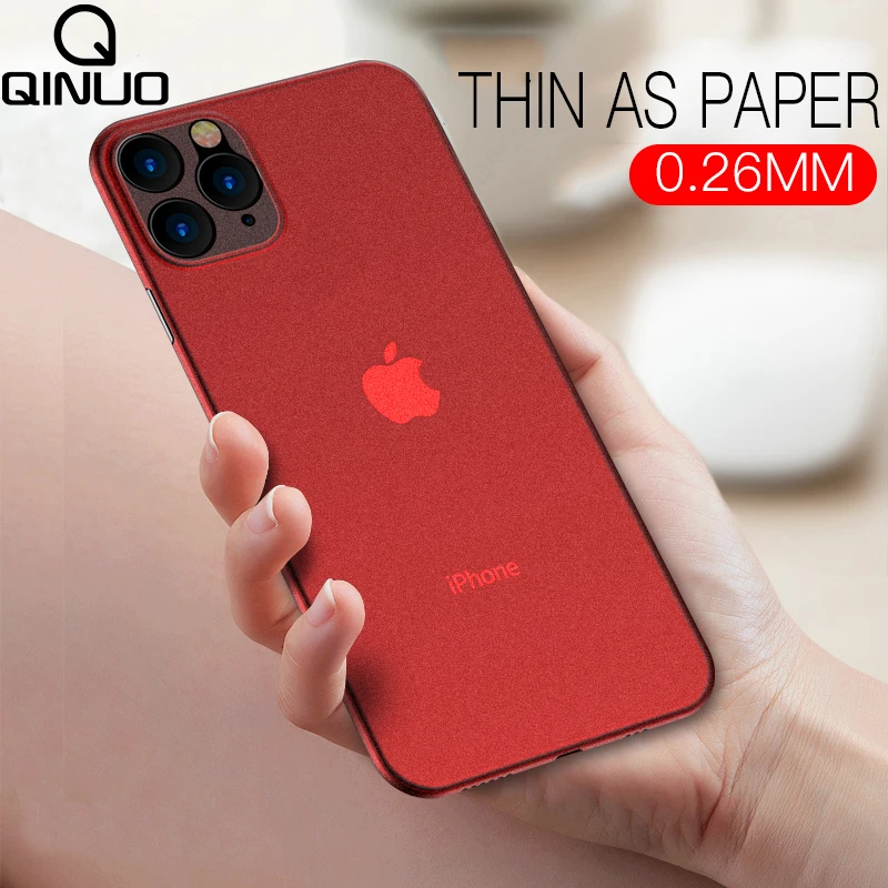 Ultra Thin 0.2mm PP Matte Case For Apple iPhone 11 Pro Max 12 Mini XS XR X 6 6S 7 8 Plus 5 5S SE 2020 Slim Shockproof Hard Cover | Мобильные