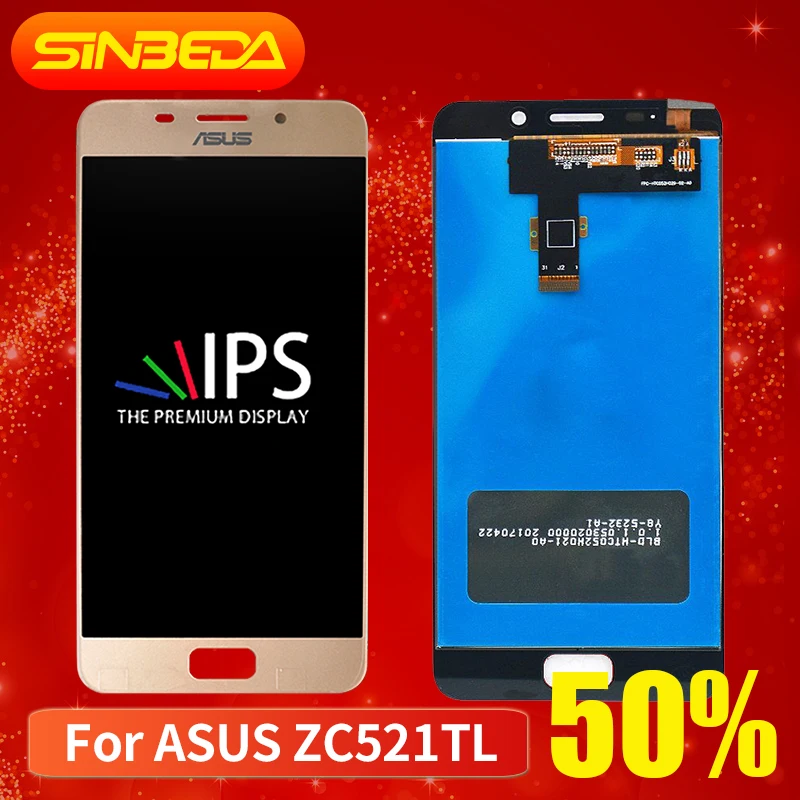 

Original 5.2"LCD For ASUS Zenfone 3s Max ZC521TL X00GD LCD Display Touch Screen Digitizer with Frame For ASUS ZC521TL Display