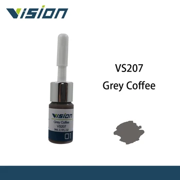 

Vision VS207 Grey coffee 3ml tattoo ink set permanent makeup pigment 10ml cosmetic tattoo paint 3d eyebrow eyeliner lip improve