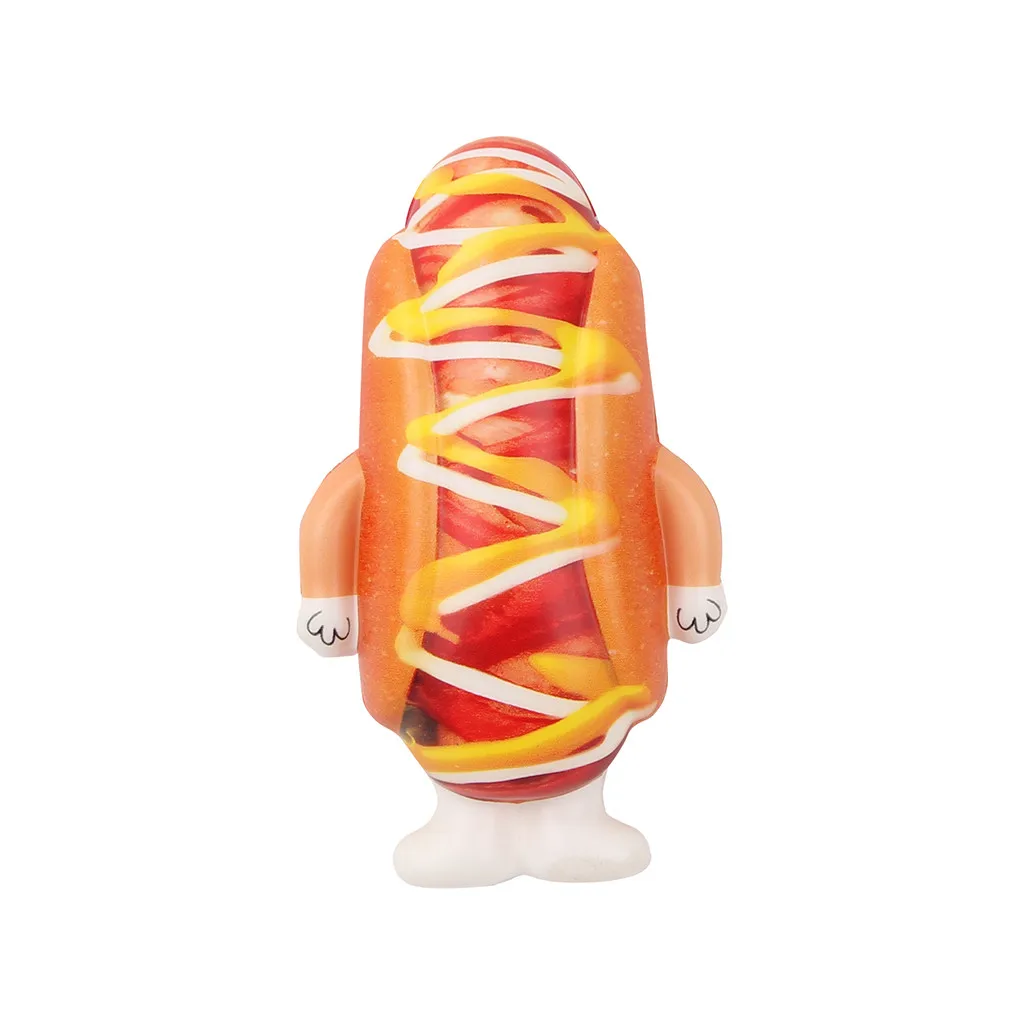 

Mini Adorable Hot Dog Doll Slow Rising Kids Stress Reliever Decompression Toy New Doll Phone Straps W828