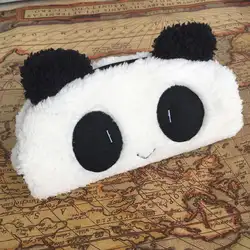 Прекрасный пушистый панда стационарный чехол для карандашей сумка Мягкий подарок для девочек