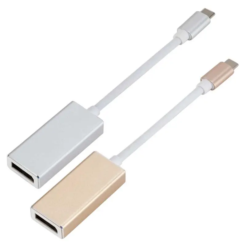 USB C-DisplayPort адаптер USB 3,1 type C-DP адаптер конвертер Поддержка 4K UHD 1080P для Macbook Pro // D08A