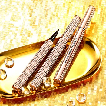 

eyeliner Starry Diamond Shining Eyeliner Pen Black Waterproof Long Lasting Quick Dry Gold Smooth Easy to wear Beauty
