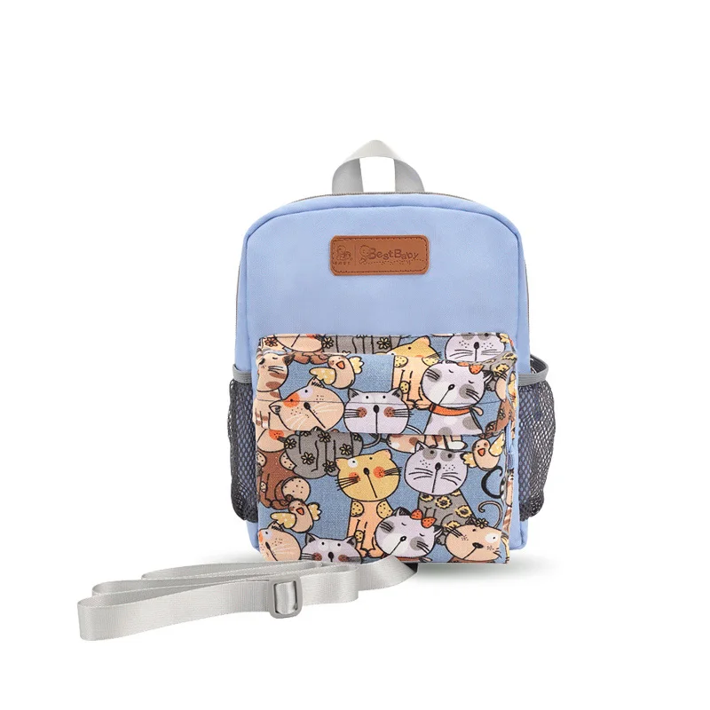 Детская школьная сумка, повседневный модный рюкзак с защитой от потери, Детский рюкзак с милым мультяшным рисунком, школьная сумка для