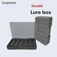 

Tool Box Wobbler Box Fish Fächer Angeln Locken Boxen Köder Lagerung Box Angelgerät Wasserdichte Doppelseitige Öffnen Tackle Box