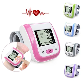 

Automatic Digital Voice Wrist Blood Pressure Monitor Tonometer Meter BP Cuff Machine Home Test Device