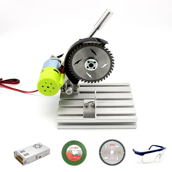 

Aluminum miniature table saw high precision cutting machine DIY model saws precision carpentry chainsaw