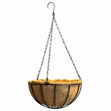 

4Pcs/set Garden Basket Iron Hanging Chains Flower Planter Pots Holder Replacement 3 Point Garden Plant Hanger Home Garden Tools